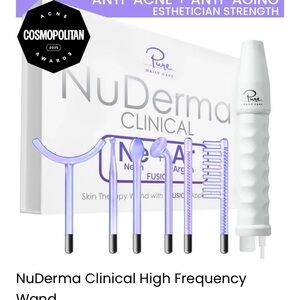 NUDE NuDerma Skin Therapy Wand with Purple Applicators